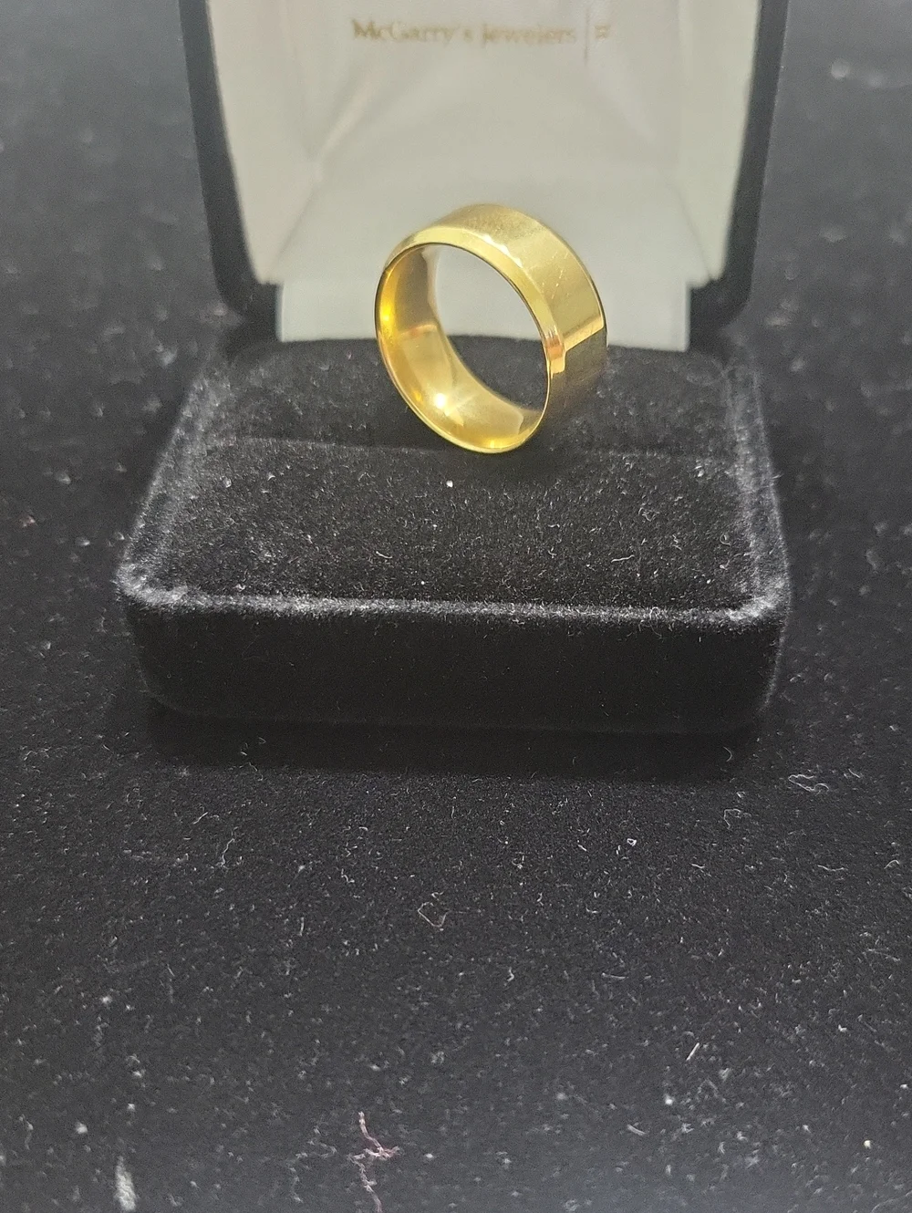 Gold Toned Fashion Jewerly Wedding Ring